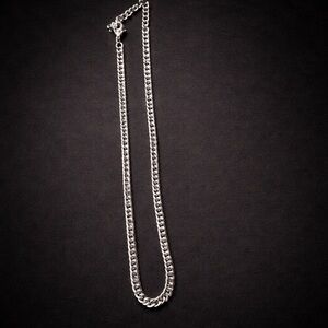 Sterling Silver Curb Chain Necklace